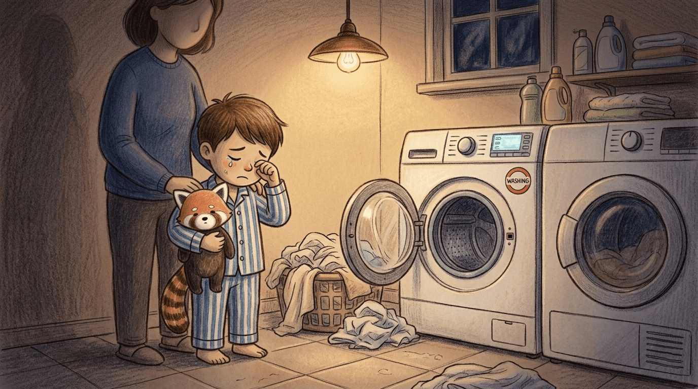 Enfant endormi - accident de la nuit