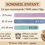 nombre d'heures sommeil enfant nécéssaire
