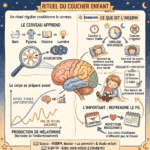 illustration rituel du coucher enfant