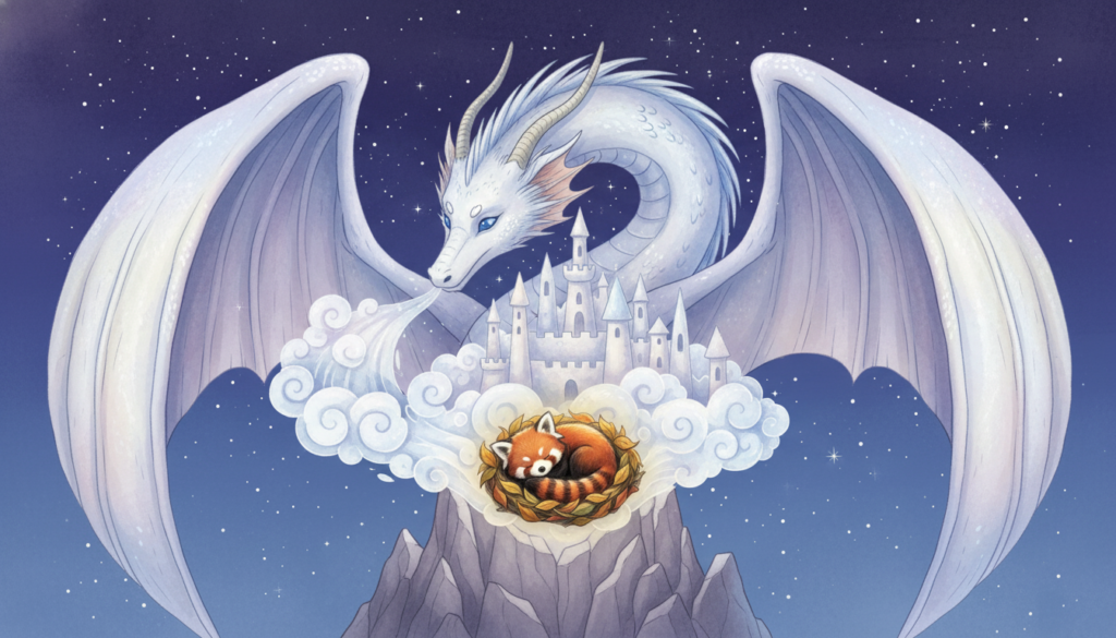 Pango et Brume le dragon, la Nuit où les Nuages Dansaient
