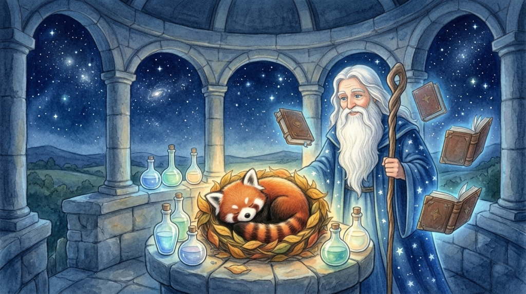 Pango et Orion le magicien, la Potion des Étoiles Endormies