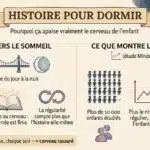 Enfant écoutant une histoire pour dormir le soir avec Pango, ambiance douce et apaisante