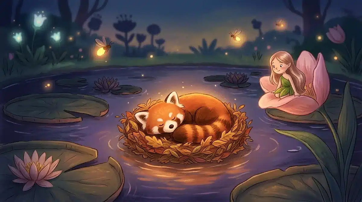 Illustration : Pango et le Jardin de Poucette, conte relaxant Pango pour enfants 4 à 10 ans